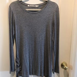 Michael Stars Gray Long Sleeve Top